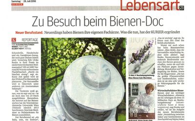 Kurier "Besuch beim Bienen-Doc"