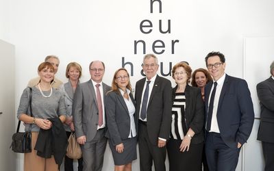 Bundespräsident Dr. Alexander Van der Bellen / neunerhaus